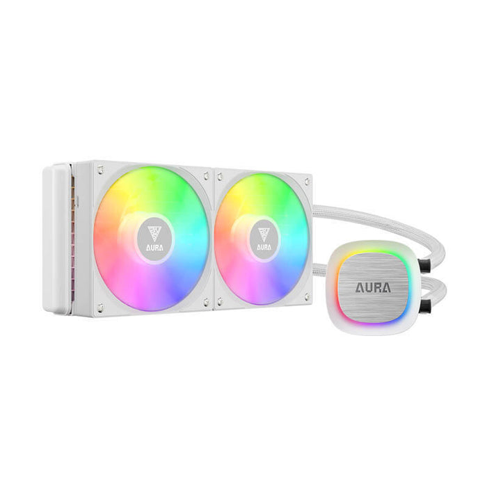 Refrigeracion  Liquida Cpu Gamdias Aura Gl240 V2 Argb Blanco 16322-03000-30000-G