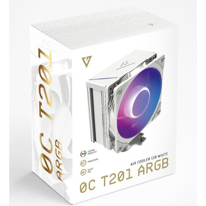Refrigerador De Aire Cpu Modecom Volcano 0c T201 Argb  12 Cm Blanco