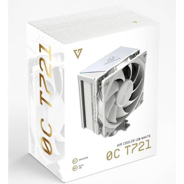 Refrigerador De Aire Cpu Modecom Volcano 0c T721 12 Cm Blanco