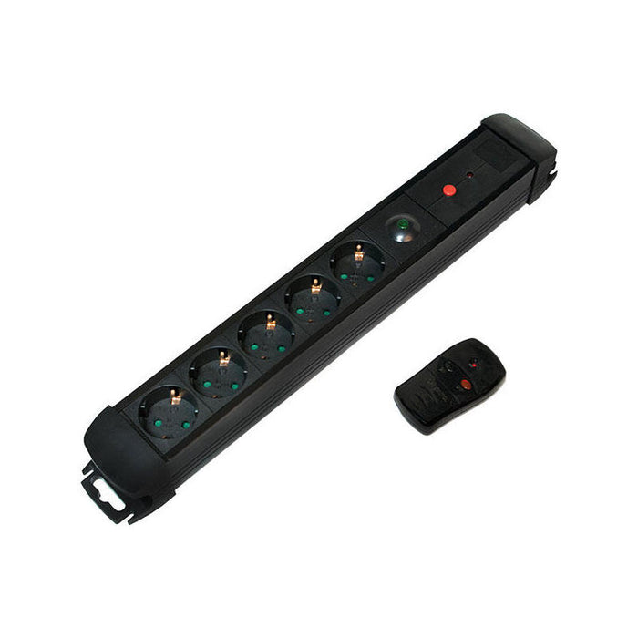 Regleta De  5  Tomas Y Interruptor Inalambrico Logilink