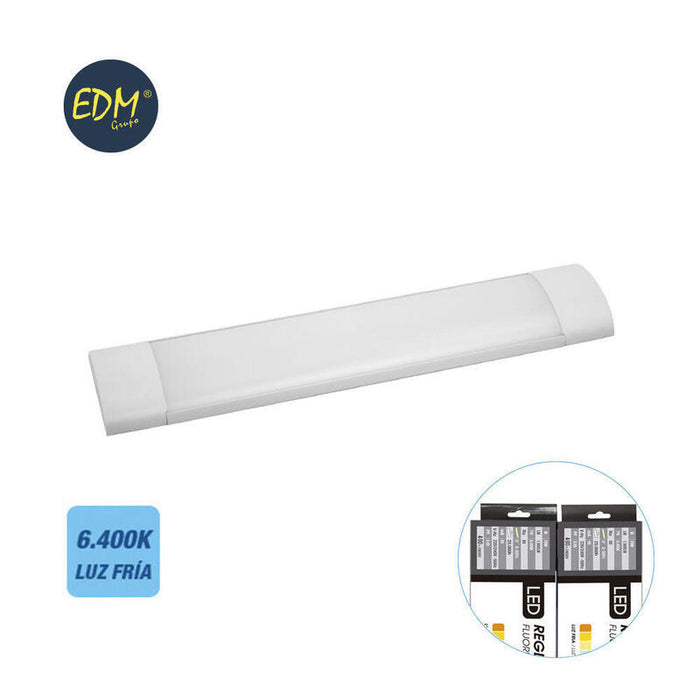 Regleta Electronica Led 25w 6400k Luz Fria 2000lm 12x61x3,1cm Edm