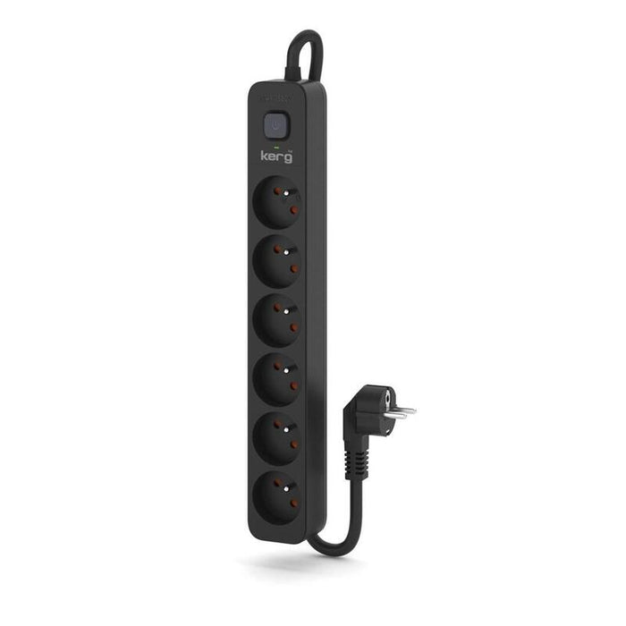 Regleta Kerg Con Disyuntor-6 Tomas 16a 3m