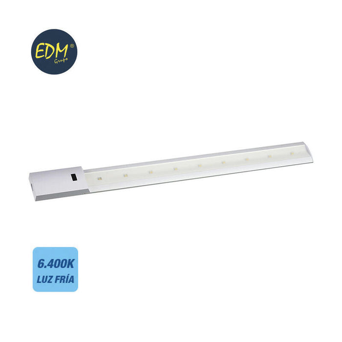 Regleta Led Con Sensor 10w 780lm 6400k Luz Fria 5,5x59,9cm Edm