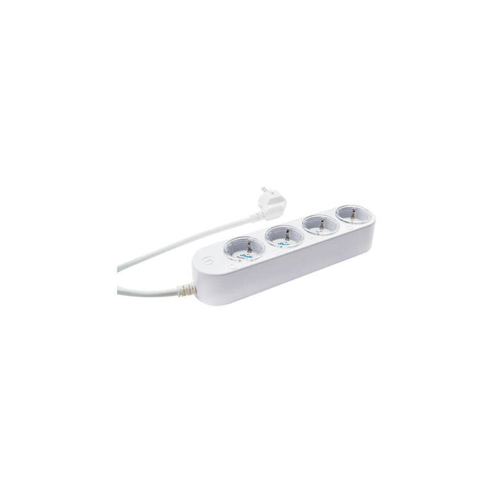 Regleta Shelly Power Strip 4 Gen4 Blanca, Cable De 1,5 Metros, Con Medición De Energía Shelly_ps4_gen4_w