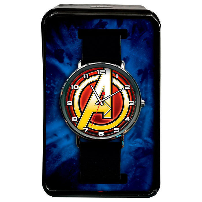Reloj Analogico Logo Vengadores Avengers Marvel