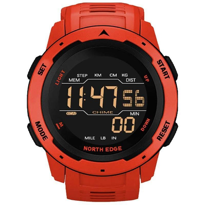 Reloj Digital North Edge Mars Rojo