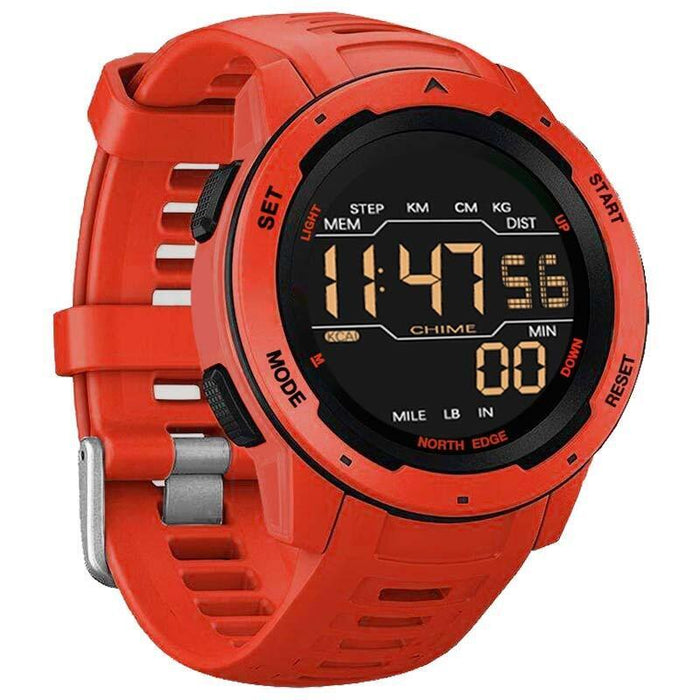 Reloj Digital North Edge Mars Rojo