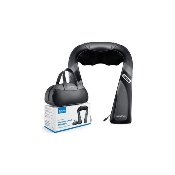 Renpho U-Neck-Go Snm067, Masajeador Negro Peu-Rp-Snm067-Bk