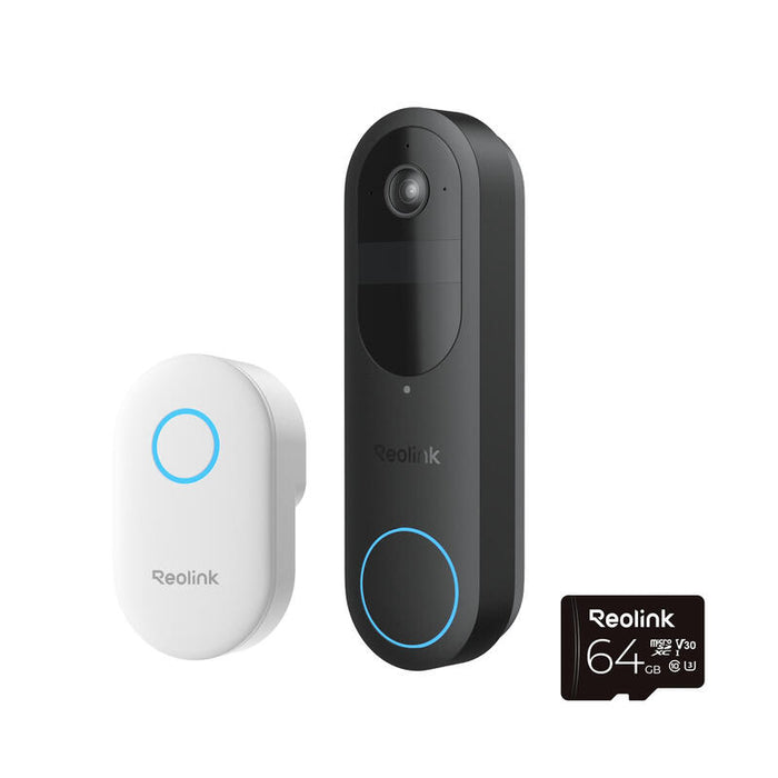 Reolink Bundle Timbre De Puerta: D340b Con Klingel Y 64gb Speicher