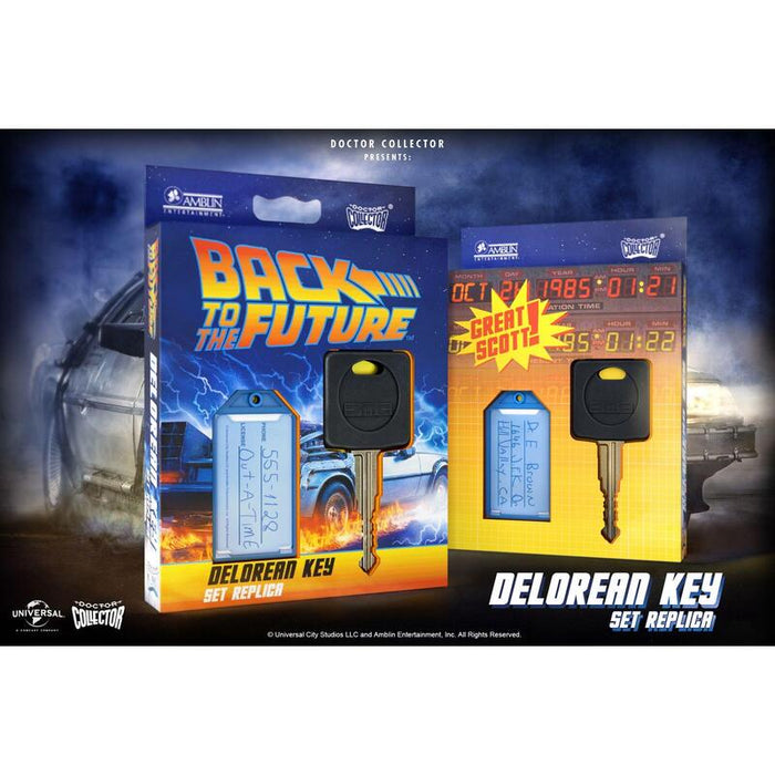 Replica Llave Delorean Regreso Al Futuro Dcbttf06