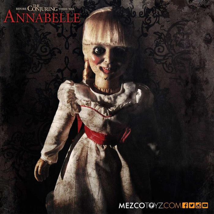Replica Mezco Toyz Muñeca Annabelle 45 Cm The Conjuring Re Issue