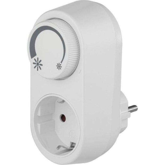 Rev Adapter Plug With Integr. Led-Dimmer,White Emd201 20270112