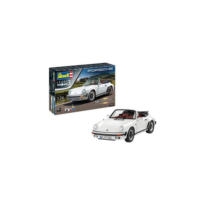 Revell Set De Regalo 50 Años Del Porsche 911 G-Model, Maqueta De Vehículo Escala: 1:24 4009803056463
