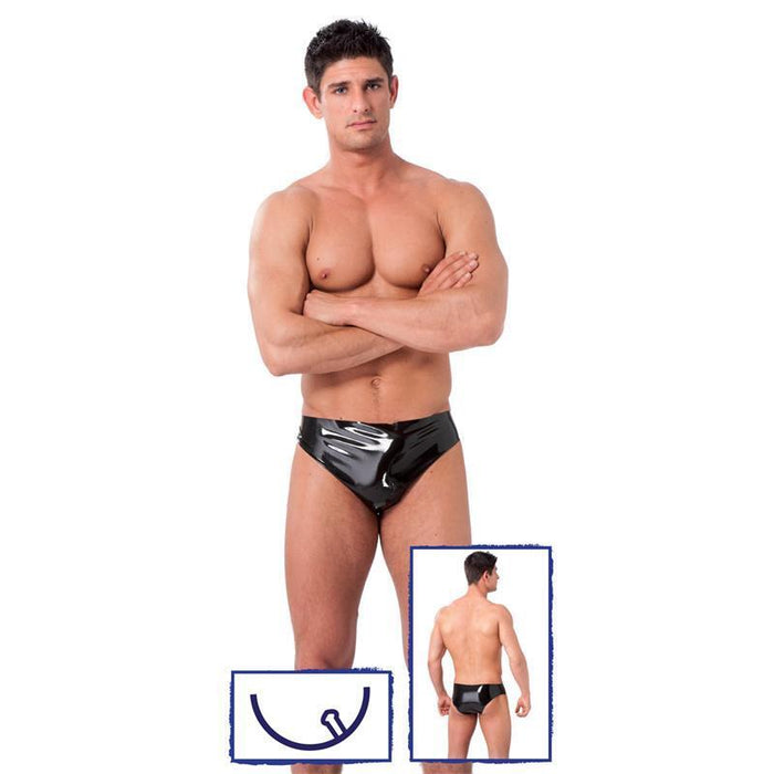 Rimba Latex Play Boxer Con Plug Talla (Interno):M