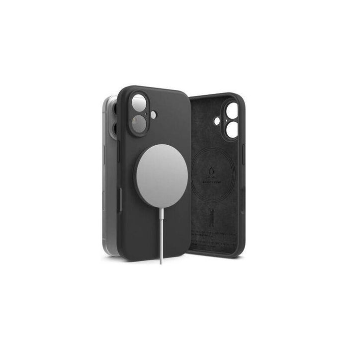 Ringke Iphone 16 Case Silicone Magnetic Black