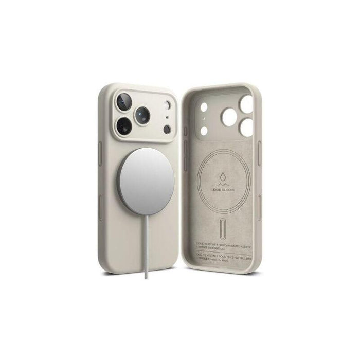 Ringke Iphone 17 Pro Case Silicone Magnetic Stone