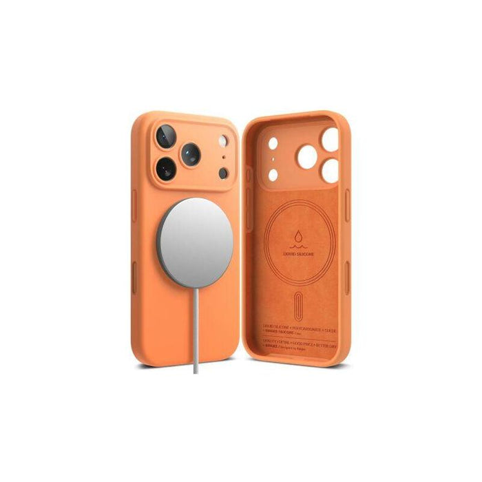 Ringke Iphone 17 Pro Case Silicone Magnetic Tangerine
