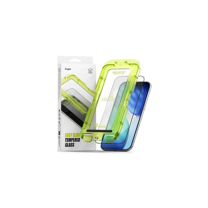 Ringke Iphone Air Screen Protector Premium Easy Slide Tempered Glass 9h With Installation Jig (2pcs) Transparent