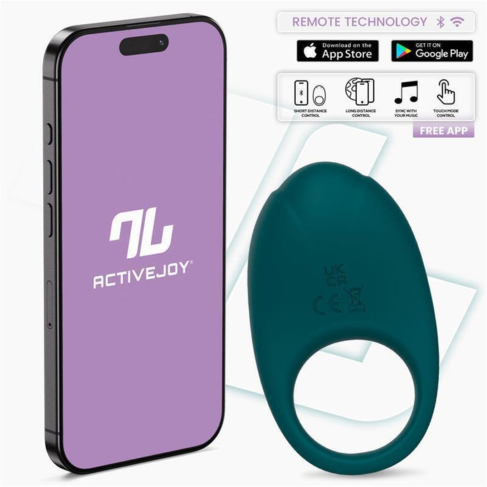 Ringo Anillo Vibrador Con App Unibody Verde