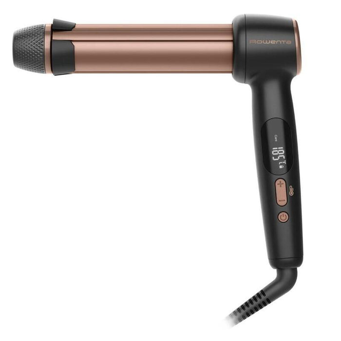 Rizador Rowenta Twist Curl, De Pelo, Plancha Para Rizar El Pelo En L, Cilindro Ajustable, 3tamaños De Rizo, Rizos Que Duran Hasta 48h, Cf4620e0