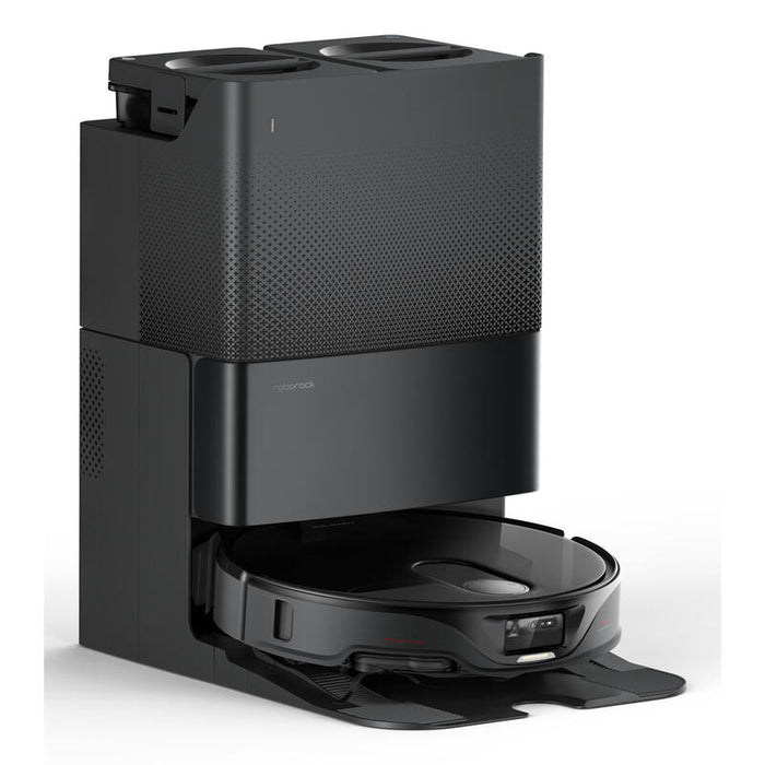 Robot Aspirador  Roborock Qrevo Slim, Negro, Incl. Estación De Acoplamiento Multifuncional 3.0 Rsd0722ce