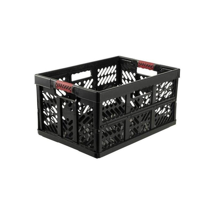 Robusta Caja Plegable Con Asas Suaves - 54 X 37 X 28 Cm, 45 L - Gris Grafito