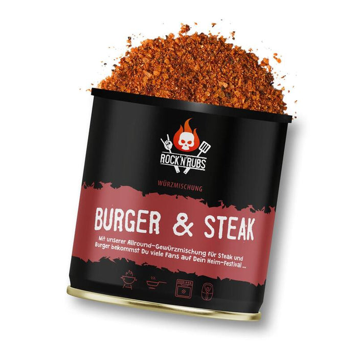 Rock N Rubs Ultimative Würze - Hrger & Meak 150g Mhd 02 28