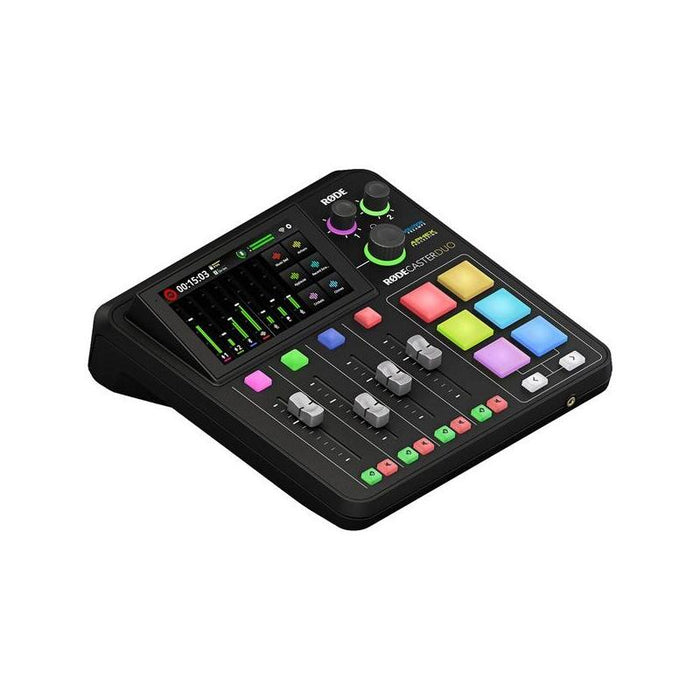 Rode Microphones Rødecaster Duo, Mezclador Negro, Wifi, Bluetooth, Usb-C Rcduo