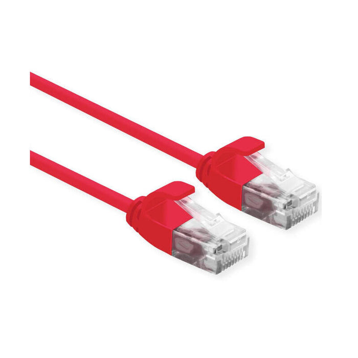Roline 21.15.3913 Cable De Red Rojo 1 M Cat6a U/Utp [Utp] (Roline Slim Ca6a Utp Cu Lszh Ethernet Cable Red 1m)