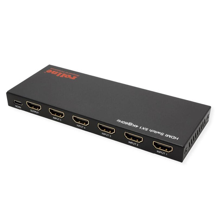 Roline 4k Hdmi Switch, 5-Vías, Con Mando A Distancia
