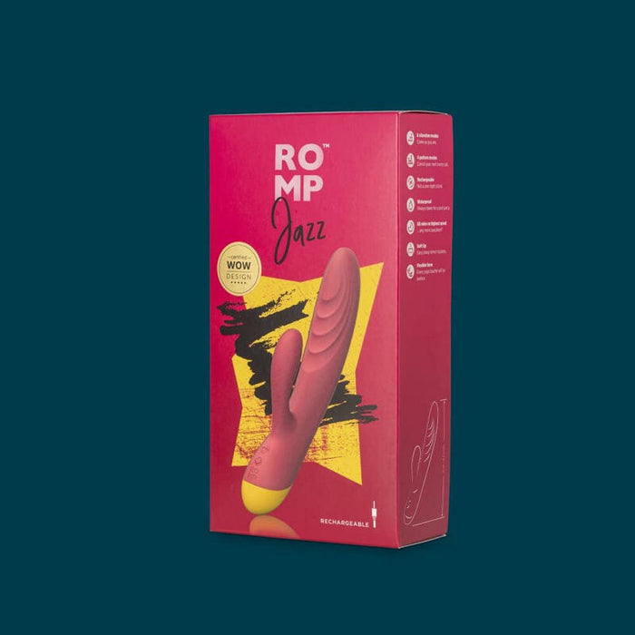 Romp - Jazz Vibrador Rabbit Recargable Rojo