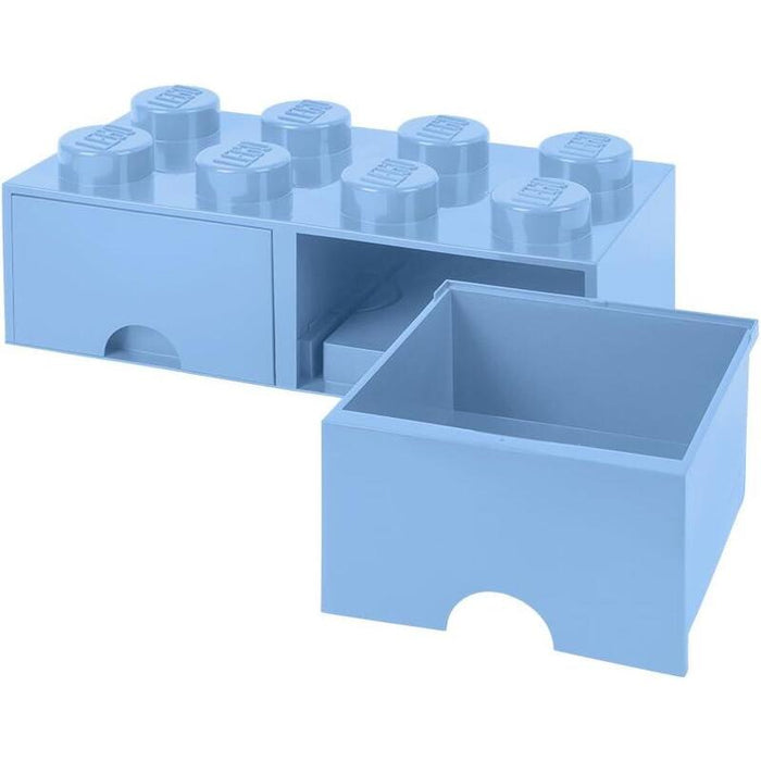 Room Copenhagen 40061736 Caja De Almacenaje Apilable, Ladrillo 8 Pomos, 2 Cajones, 9.4 L