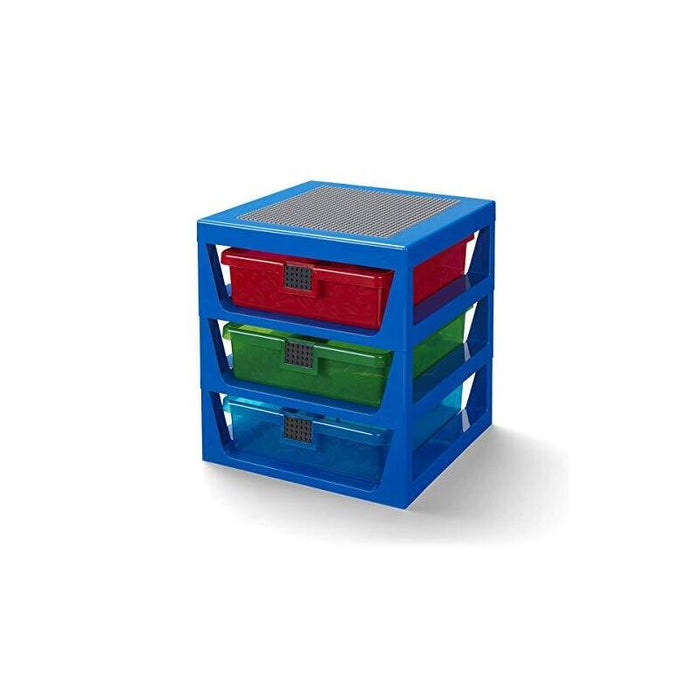 Room Copenhagen Cajonera Lego, Caja De Almacenamiento (Azul)