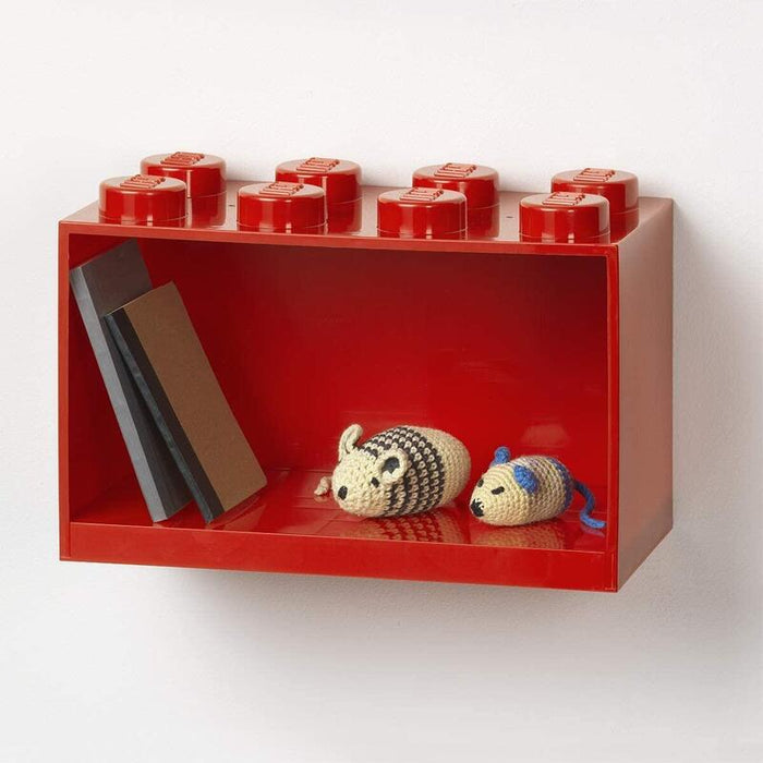 Room Copenhagen Estantería De Bloques Lego 8 Elementos, Rojo, Polipropileno, Roja, 8 Ladrillo 41151730 41151730