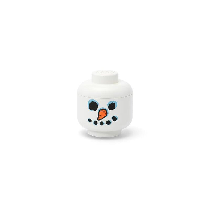Room Copenhagen Lego Storage Head "Snowman",  Mini (Blanco) 40330817