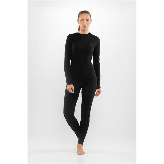 Ropa Interior Para Mujer Viking Meriboo Lady Set Merino Negro S