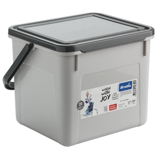 Rotho Basic - Recipiente Para Detergentes - 4,5l