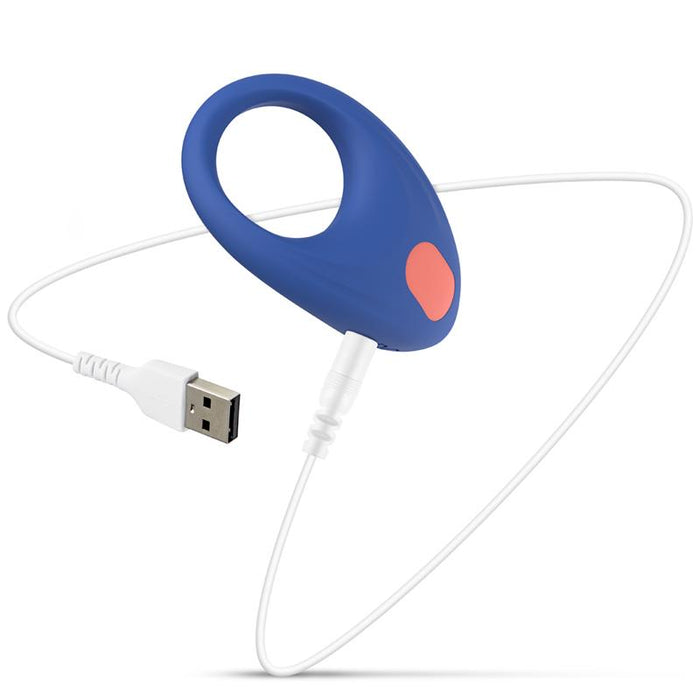 Anillo Para El Pene Rring Date Night  Con Vibración Usb Silicona