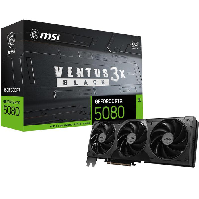 Rtx 5080 16gb Msi Ventus 3x Oc Negro Gddr7 3 Fan