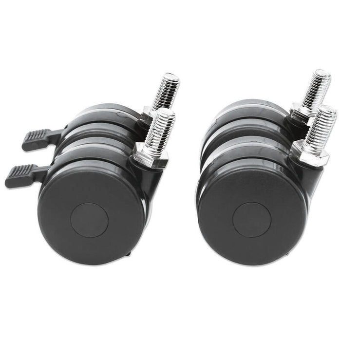 Ruedas Intellinet Para Armarios De 48,3cm Con Juego De Frenos De 4 Sw