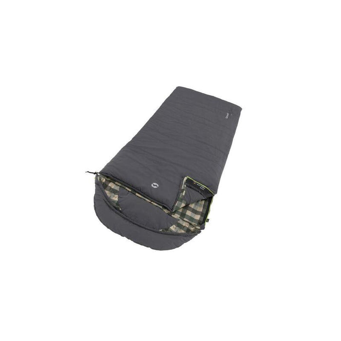 Saco De Dormir Outwell Camper Cremallera Derecha Gris