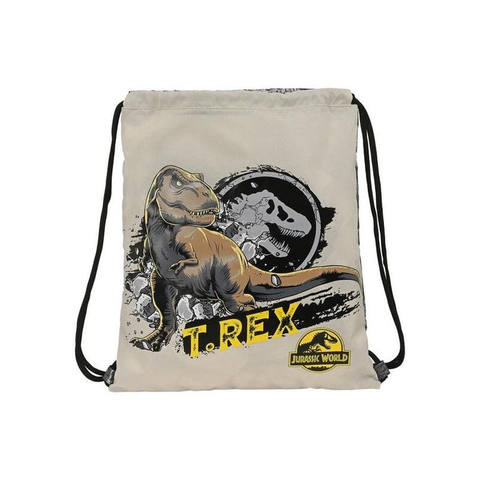 Saco Plano Jurassic World "Warning"