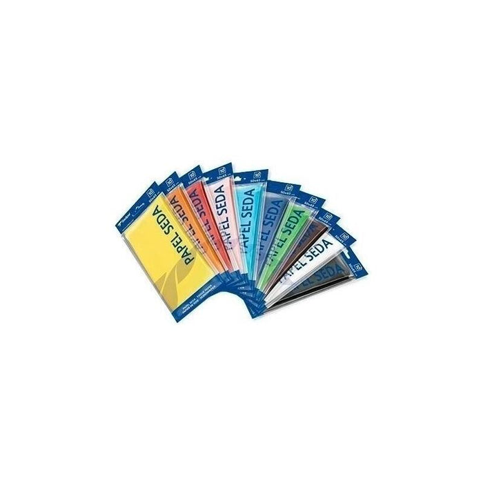 Sadipal Papel De Seda Bolsa 26 Hojas Fsc 50x75cm Azul