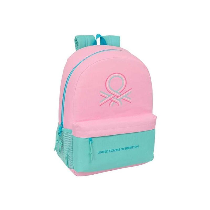 Safta Benetton Dolce Mochila Adaptable A Carro - Bolsillos Laterales - Doble Tirador En Cremallera - Ergonomia