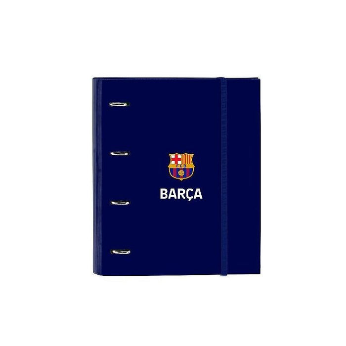 Safta Carpeta De Anillas 4x35mm C/Recambio 100h A4 T/Duras F.C.Barcelona 1ª Equip. 23/24