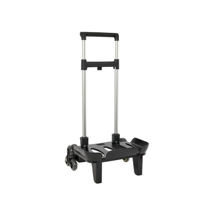 Safta Carro Portamochilas - Sistema De Triple Rueda - Material Resistente - 320x235x880mm - Negro