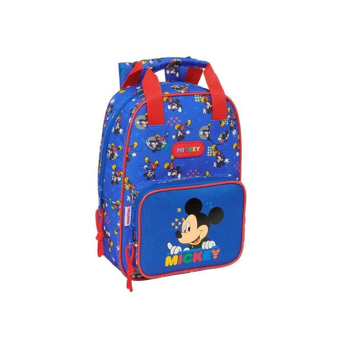 Safta Mickey Mouse Today Mochila Infantil - Bolsillo Frontal - Tarjeta Id - Hombreras Acolchadas - Asa Forrada - 4.50l