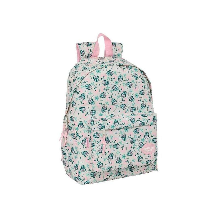 Safta Minnie Mouse Minty Mochila Para Portatil Hasta 14.1" - Bolsillo Frontal - Portabotellas - Tirador Doble -