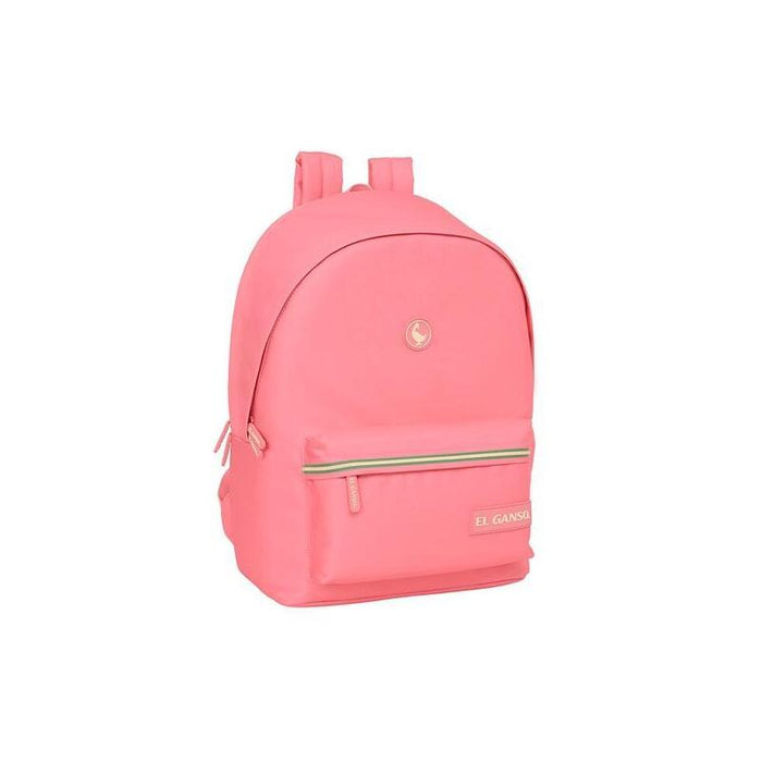 Safta Mochila Doble Para Portátil 15,6"+Usb 24,55l El Ganso Basics "Marsala"