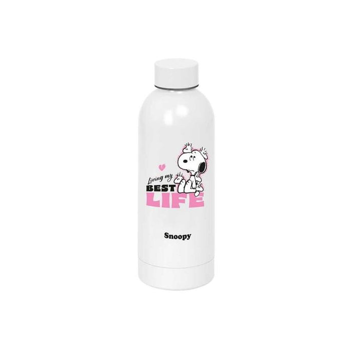 Safta Snoopy Botella Isotermica - Capacidad 500ml - Cierre Hermetico - Acero Inoxidable - 6h Caliente - 12h Frio -
